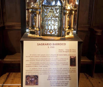 sagrario barroco CLARISAS  de CHINCHON