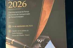 Folleto Premios Internacionales de Periodismo 2026