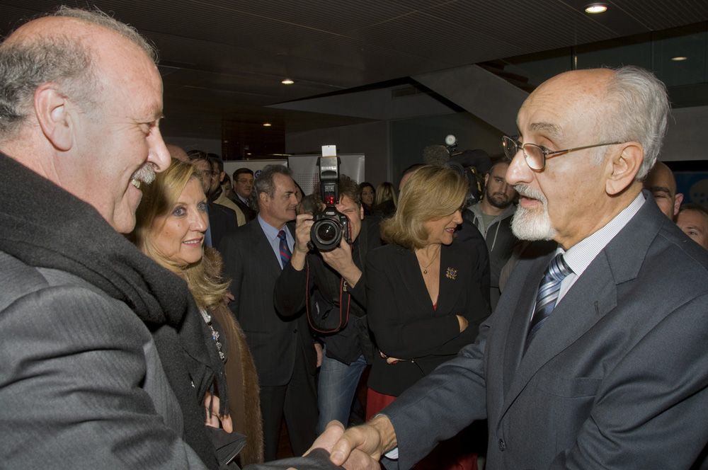 Vicente del Bosque y Ramón Darío Molinary