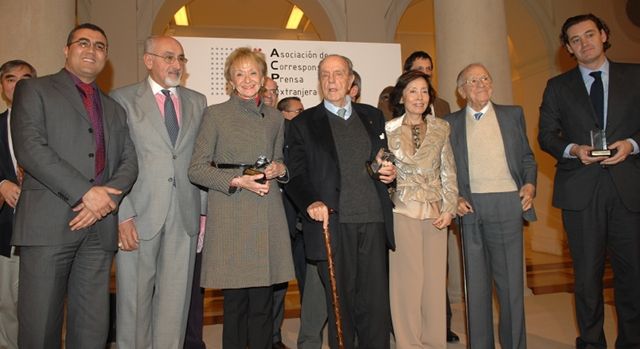 Santiago Carrillo, en la entrega de Premios ACPE 2007