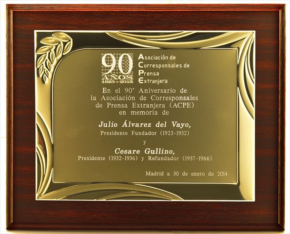 Placa conmemorativa