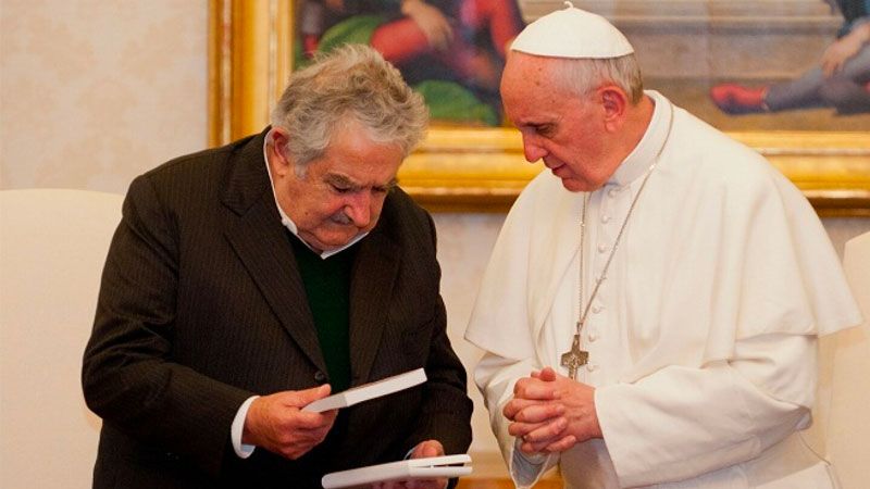 José Mujica y el Papa Francisco
