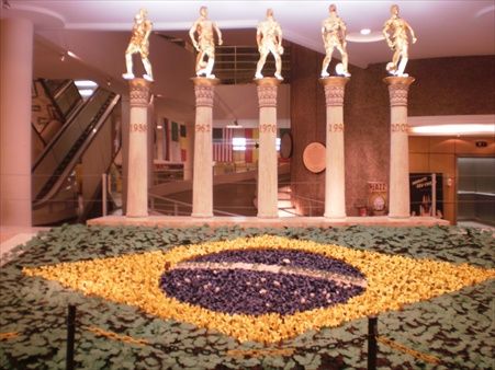 Exposición dedicada a los cinco Mundiales conquistados por Brasil
