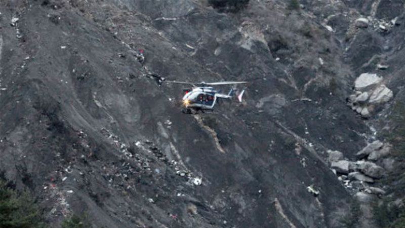 Accidente aéreo en los Alpes
