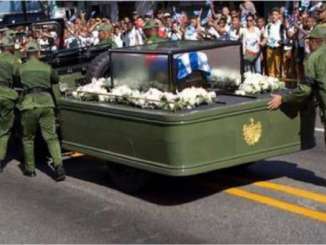 Cenizas de Fidel en Cuba