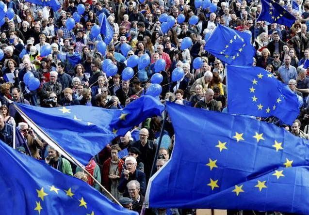 Multitudinaria Unión EUROPEA