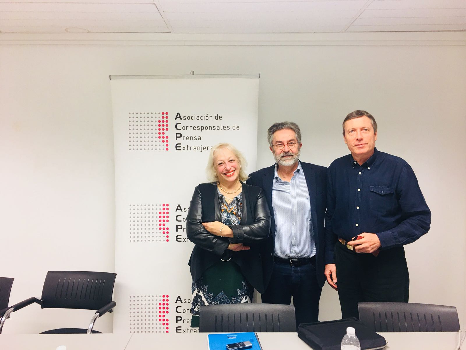 Sully Fuentes, Antonio Rubio y Bertrand de la Grange