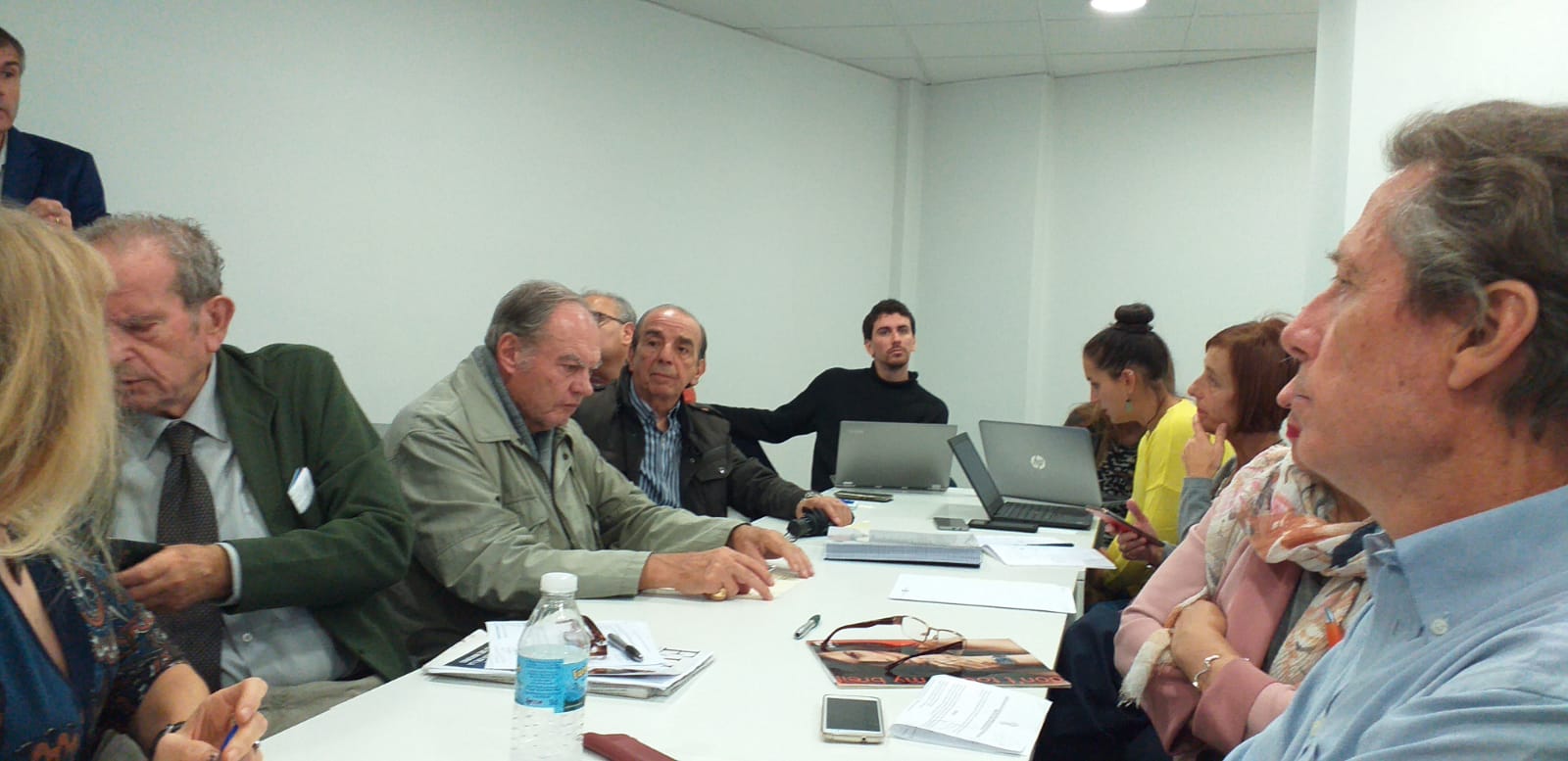 Carlos Rivadulla en un encuentro con periodistas