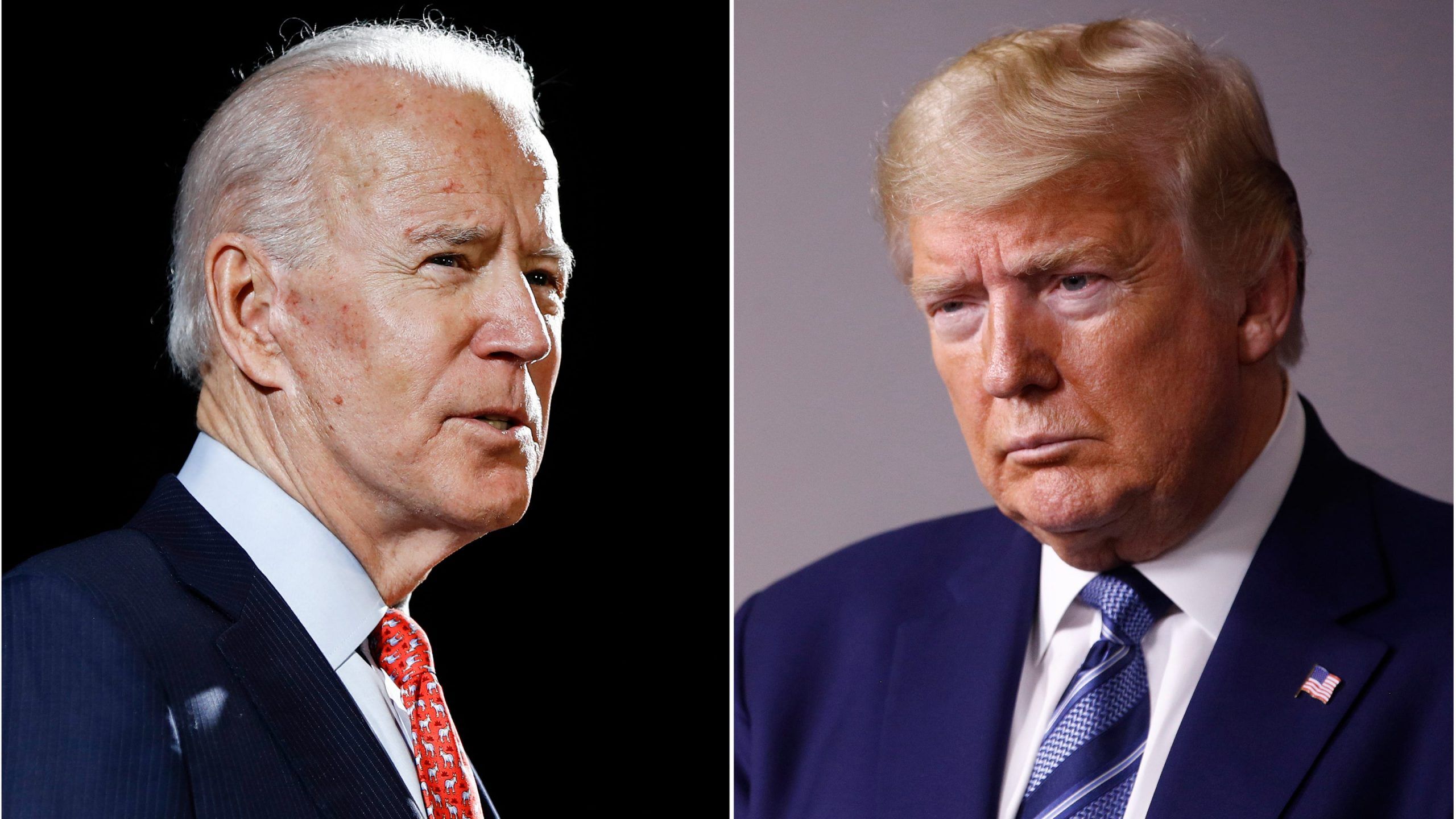 Biden y Trump