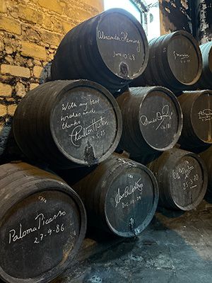D'illustres visiteurs sont passés par la bodega El Fundador