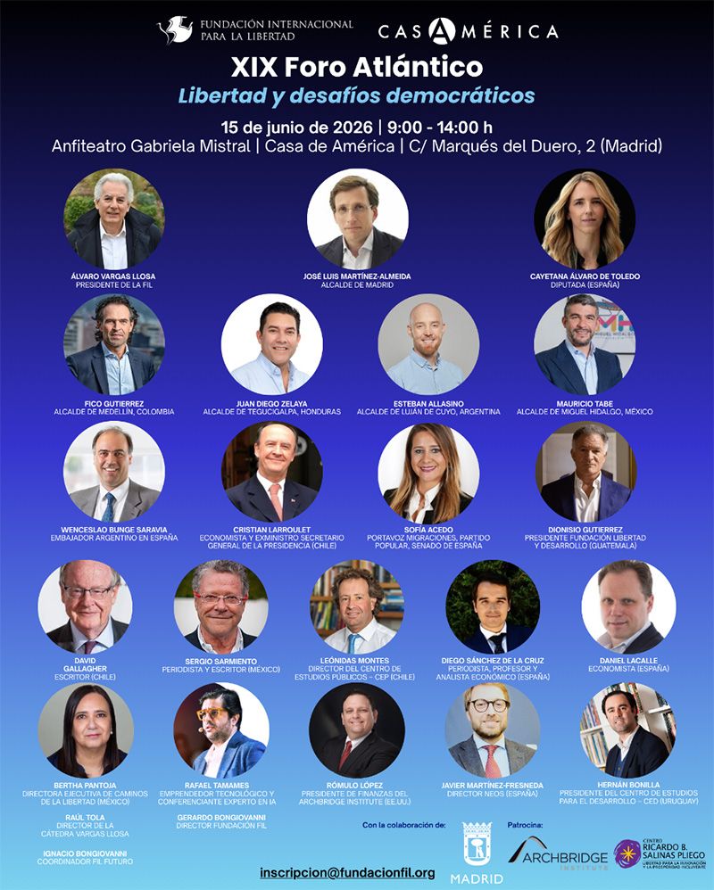 XIX Foro Atlántico: Libertad y desafíos democráticos